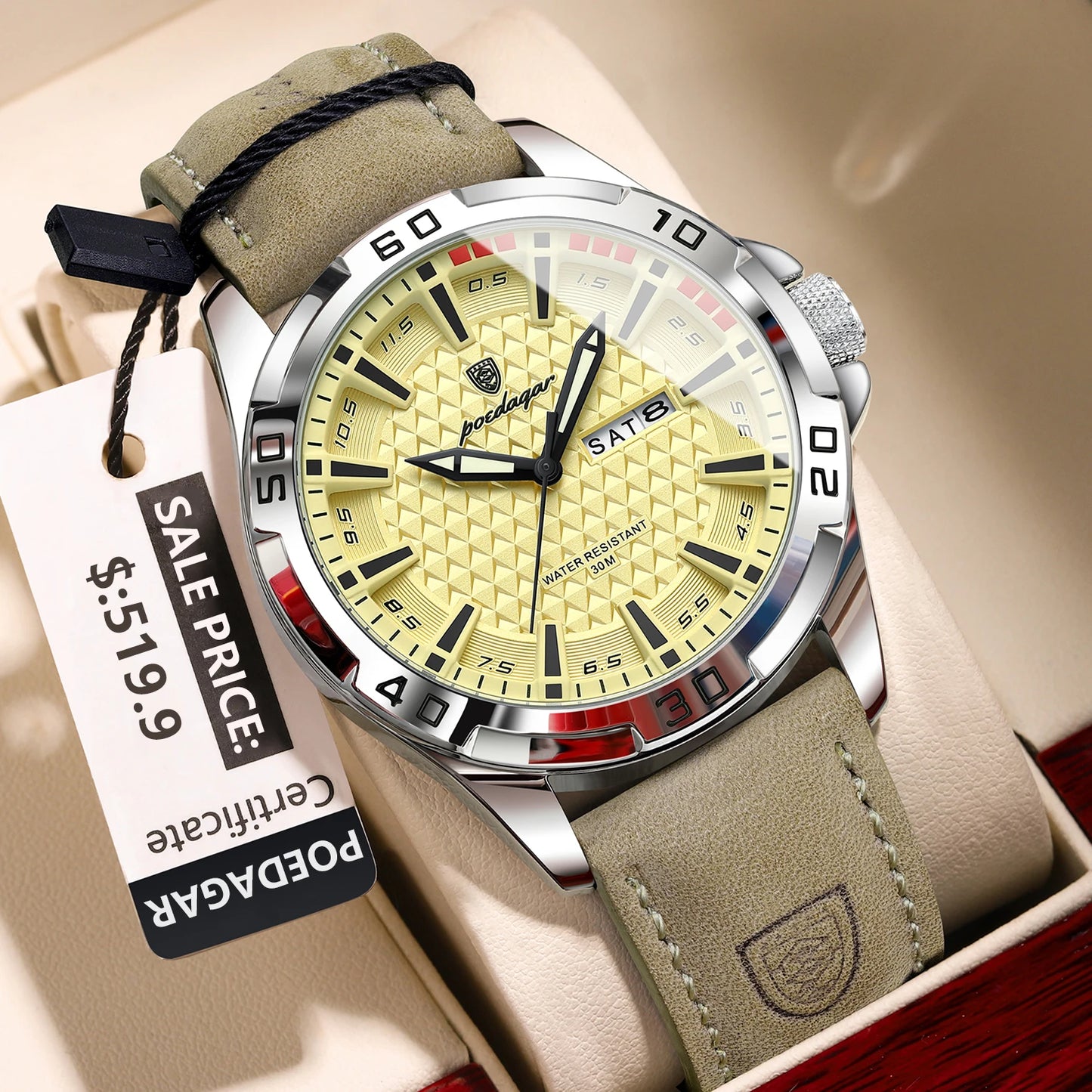 Liam Man Wristwatch Top Luxury Waterproof
