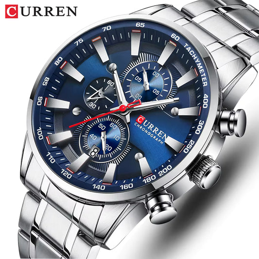"Elevate Your Time: Discover the CURREN Quartz Men's Watch – Where Luxury Meets Adventure!"